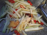 Tumis Labu Siam Saos Tiram