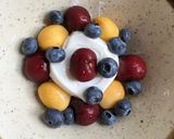 Hình bước làm 1 của món Bữa Sáng Healthy Với Sữa Chua, Granola, Việt Quất, Chà Là Tươi, Cherry, Hạt Chia Và Mật Ong