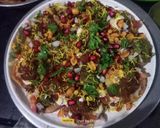 A picture of step 8 of Papdi Chaat.