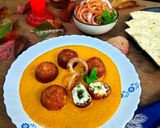 A picture of step 8 of Malai kofta.