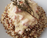 Foto del paso 3 de la receta: Quinoa a la carbonara