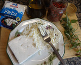 Foto del paso 1 de la receta: Feta con albahaca para aperitivo