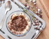Hình bước làm 4 của món 💚 Pudding Chuối Ca Cao Phủ Chocolate Bào