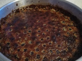 Pie de arándanos