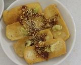 Hình bước làm 5 của món Đậu hủ chiên sốt cay (chay)