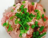 Hình bước làm 1 của món Canh rau dền mồng tơi nấu mọc