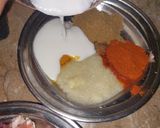 A picture of step 2 of Karachi teendy gosht.