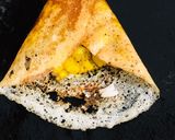 A picture of step 5 of Masala dosa.
