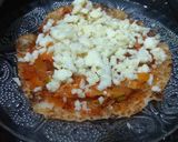 A picture of step 6 of Leftover Rice Pizza.