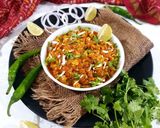 A picture of step 8 of Paneer Bhurji.