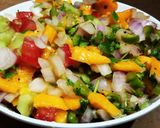 A picture of step 5 of Mango salsa.