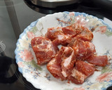 Foto del paso 2 de la receta: Alubias de Tolosa con costillas y punta de jamón