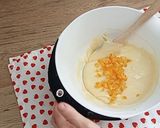 Foto del paso 3 de la receta: Muffins rellenos de crema de cacao y naranjas escarchada