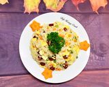 Hình bước làm 4 của món Cơm Chiên Dương Châu