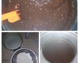 Foto langkah ke 2 dari resep Cake Coklat Kukus (No telur + No Mixer).