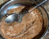 A picture of step 1 of Masala sing aka spiced peanuts.