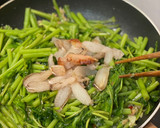 蒜香辣炒明太子蟹肉空心菜 簡單秒上桌🦀️的食譜步驟8照片