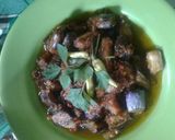 Foto langkah ke 4 dari resep Terong Sambal Ikan asin.