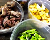 Foto langkah ke 1 dari resep Sambal goreng hati kentang pete.