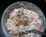 A picture of step 2 of Monacco Mayo Veggie Bites.