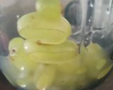 A picture of step 3 of Green grapes, sabja seed juice.