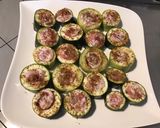 Une image de l'étape 5 de Courgettes grillées à la pancetta,épices et origan (recette plancha).