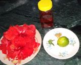 A picture of step 1 of Hibiscus Tea.