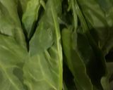 A picture of step 1 of Sarson ka Saag.