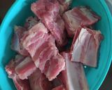 Hình bước làm 1 của món Sườn xào chua ngọt