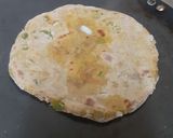 A picture of step 5 of Avocado Paratha With Paneer Topping & Indian Pickles (Children's Favorite For Tiffin).