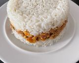 A picture of step 4 of Arroz Tapado de Pollo.
