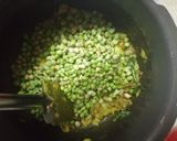 A picture of step 5 of Pigeon peas pulav (in pressure cooker).