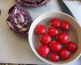 Foto del paso 2 de la receta: Ensalada de lombarda y rabanitos con sésamo negro
