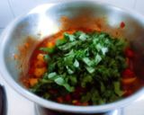 A picture of step 3 of Healthy tasty spinach and potato sabji.