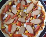 Foto langkah ke 5 dari resep Pizza teflon simple.