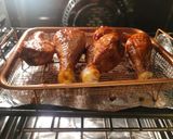 A picture of step 2 of BBQ Chicken Drumsticks air fryer.