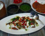 A picture of step 9 of Aloo tikki chaat.