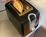 A picture of step 1 of PB & Banana Toast.