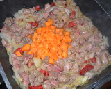 Foto del paso 4 de la receta: Guiso patrio de carne, porotos y vegetales
