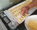 A picture of step 7 of Kaastengel (Dutch influenced- Indonesian Cheese Cookies).