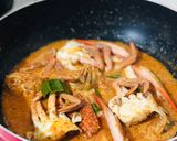 Gambar langkah 4 resipi Ketam Cili Bersantan.