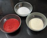 A picture of step 3 of Strawberry kesari.