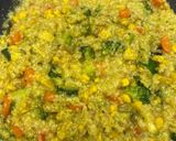 A picture of step 2 of Millet vegetable khichdi.