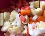 A picture of step 2 of Ranch-Style Beef Steak Soup.