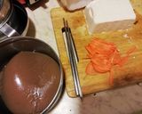 A picture of step 1 of Hot and Sour Soup.