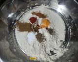 A picture of step 1 of Methi Bathua Paratha.