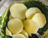 A picture of step 5 of Chutney aloo.