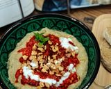 Sült padlizsános-paprikás mezze recept fázis 9 fotója