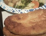 A picture of step 5 of Tahini Fried Bread.
