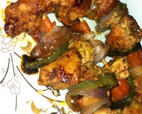 A picture of step 5 of Chicken kibab.